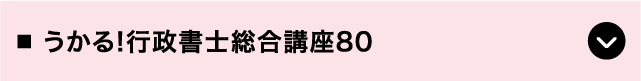 うかる!行政書士総合講座80