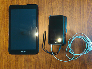 タブレットとipod