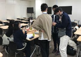 一橋大学・中央大学塾生交流会の様子その１